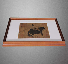 景宁书画装裱配框服务案例